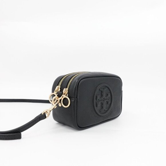 Tory Burch Perry Bombé Mini Bag Black OS - Picture 9 of 16